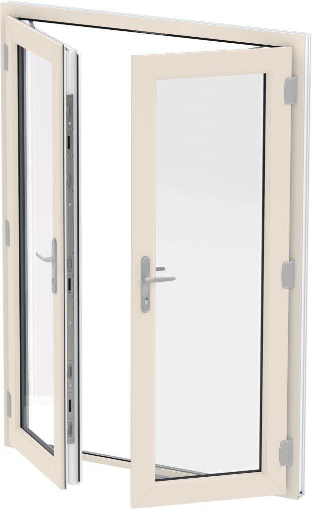 Liniar Upvc French Door Colour Options - Home Door (629x1024), Png Download
