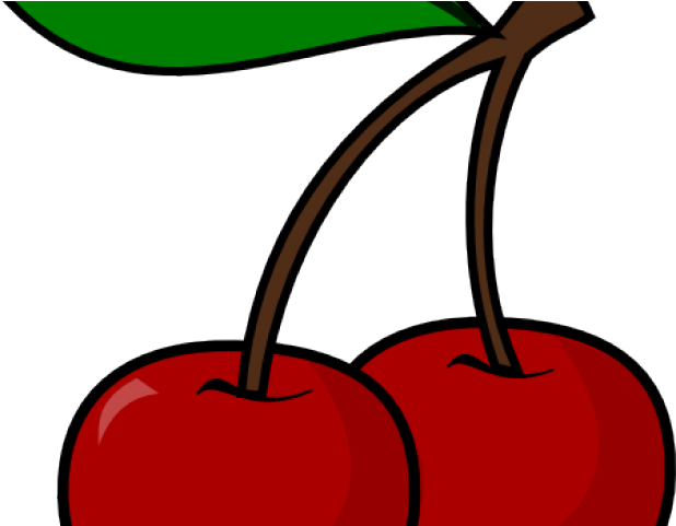 Cherry Clipart Red Cherry - Cherry Pic Clip Art Black And White (640x480), Png Download