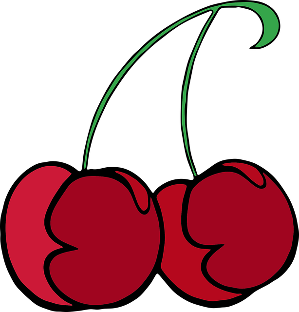 Download Svgs For Both Of This Colored Cherry Vector And This Png Image With No Background Pngkey Com