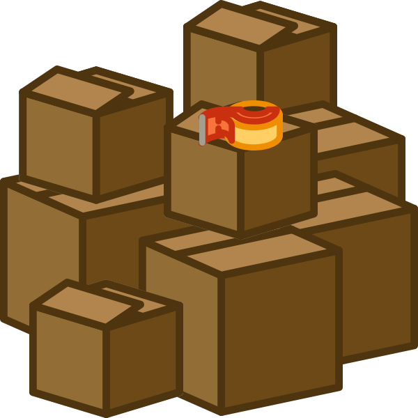 At Some Point During Your Move, Whether You Need A - Pile Of Boxes Clipart (600x600), Png Download