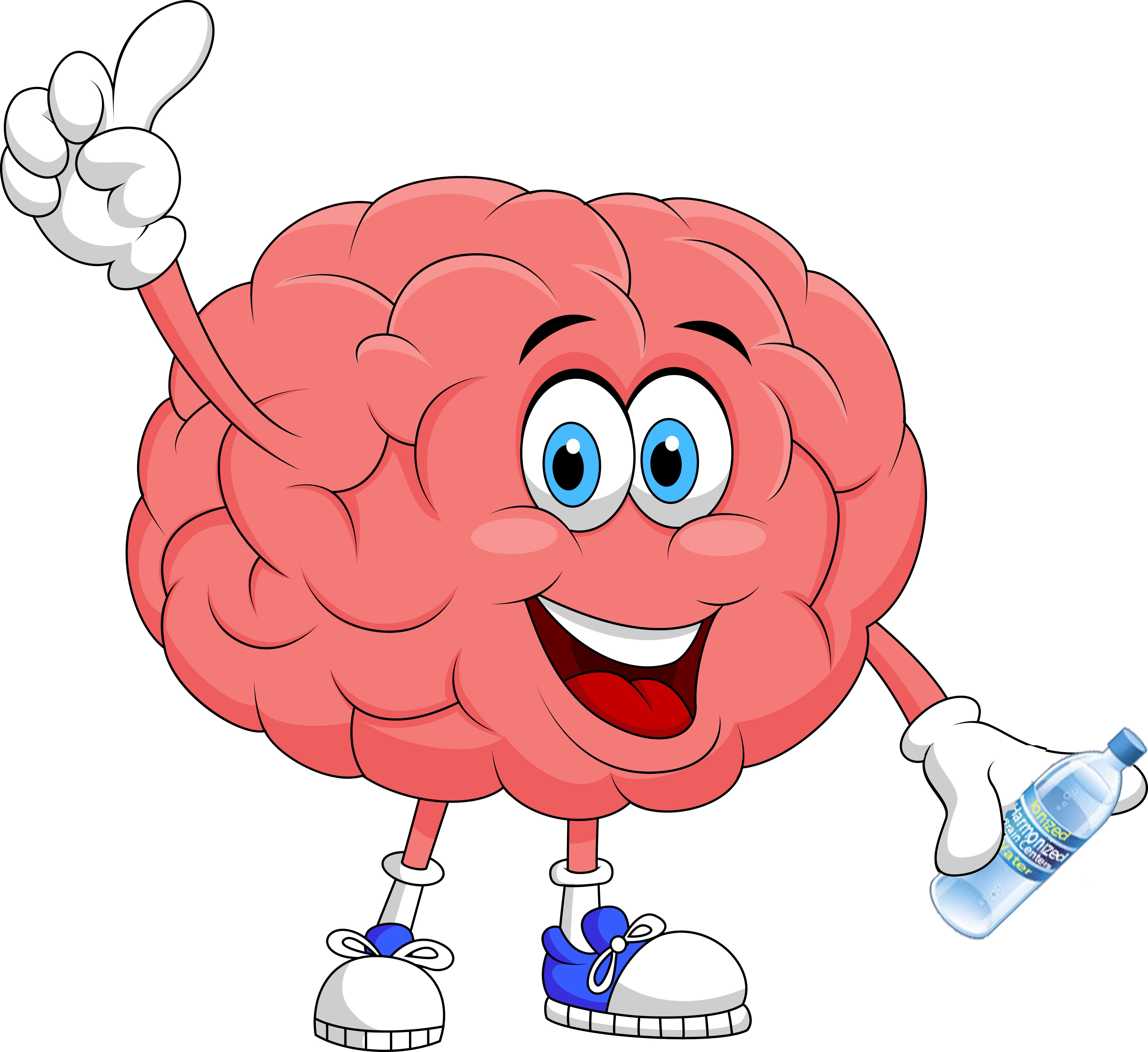 5295 X 4854 6 - Brain Cartoon (5295x4854), Png Download