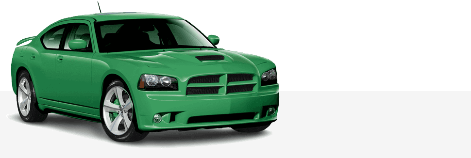 Green Color Car - Sports Car (970x326), Png Download