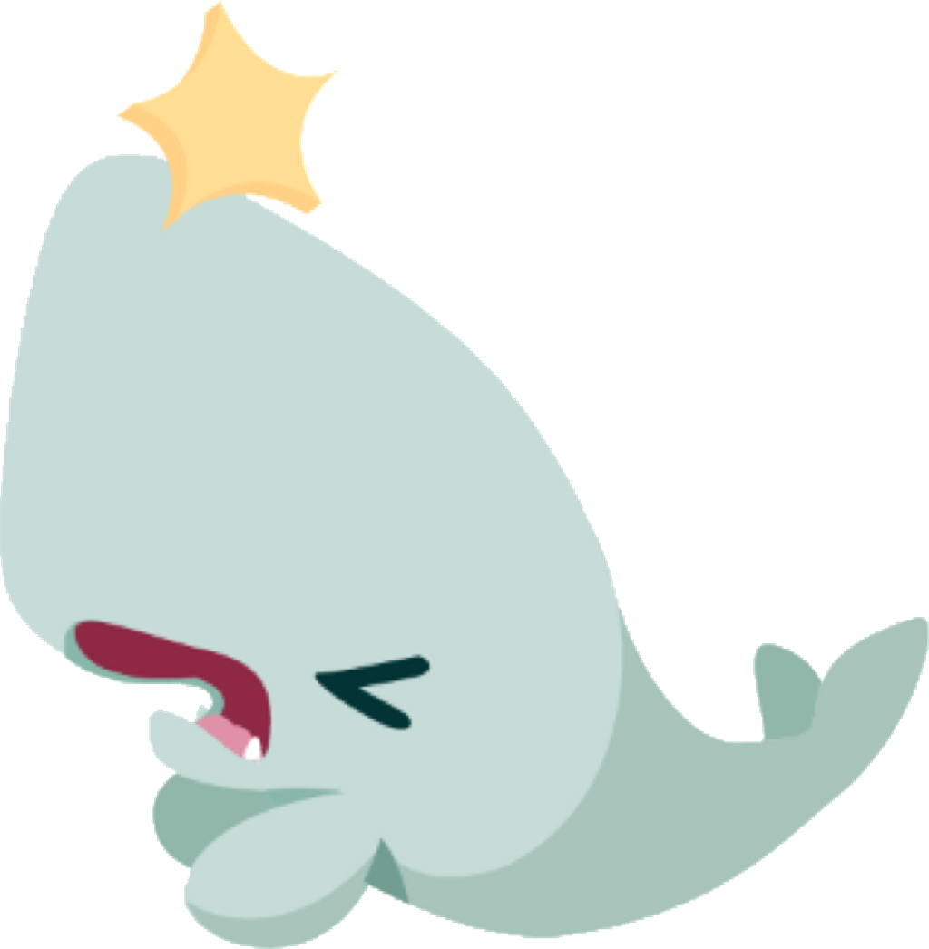 Cute Fish Cuteanimal Cutefish Whale Freetoedit (1024x1046), Png Download