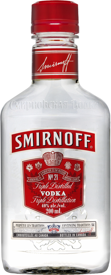Smirnoff No 21 Vodka - 375 Ml Smirnoff (379x939), Png Download
