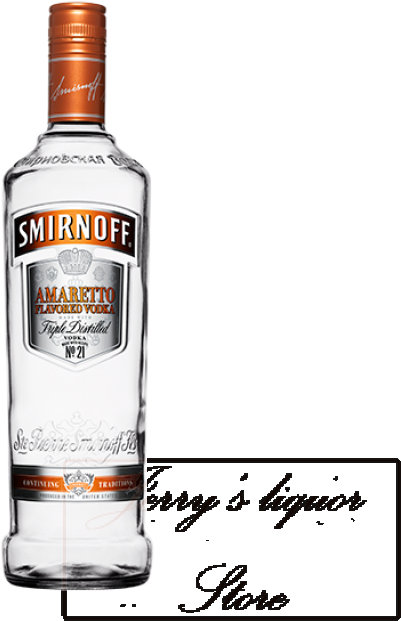 Smirnoff Amaretto Vodka (650x650), Png Download