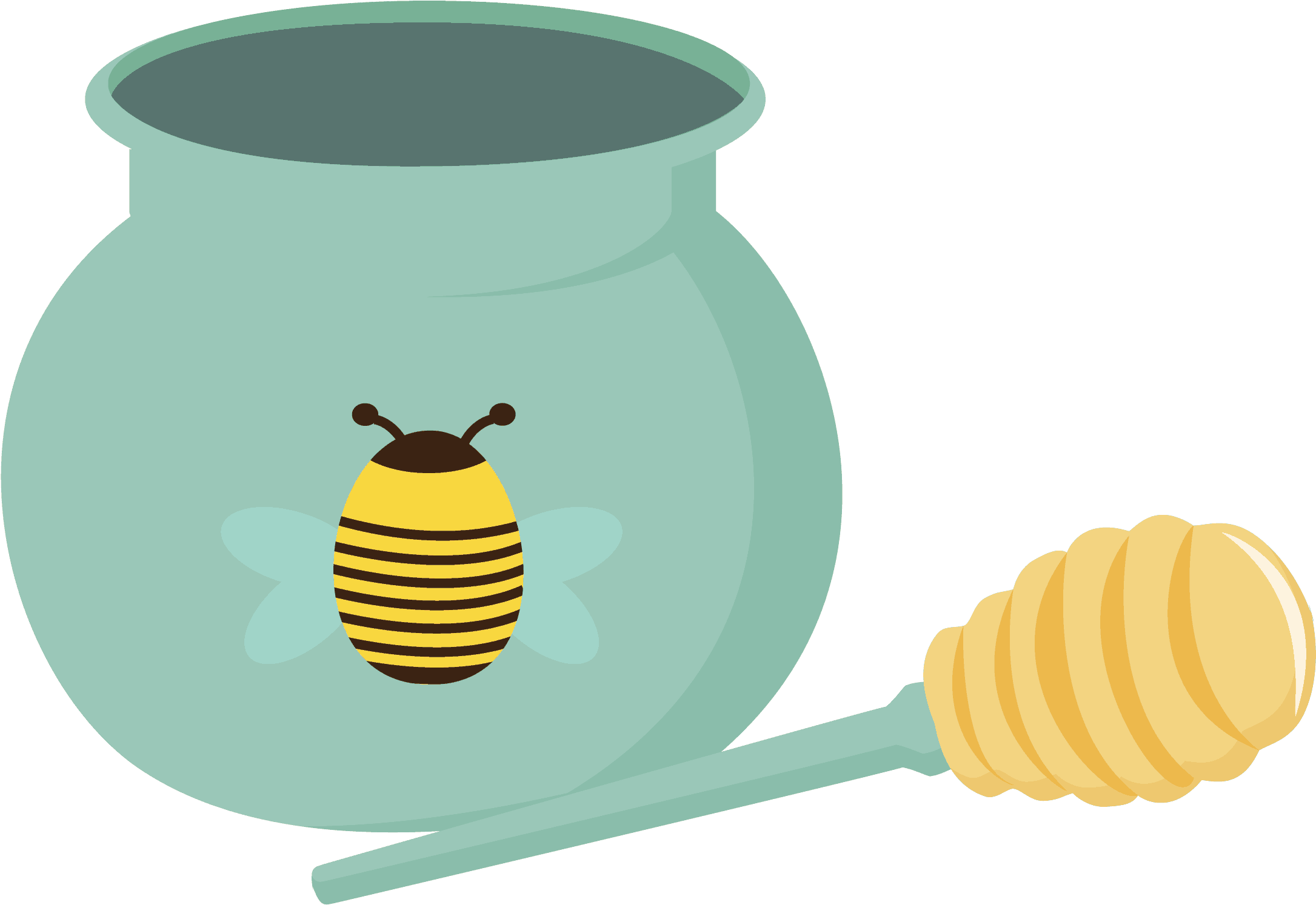 Honeypot - Illustration (2480x2480), Png Download
