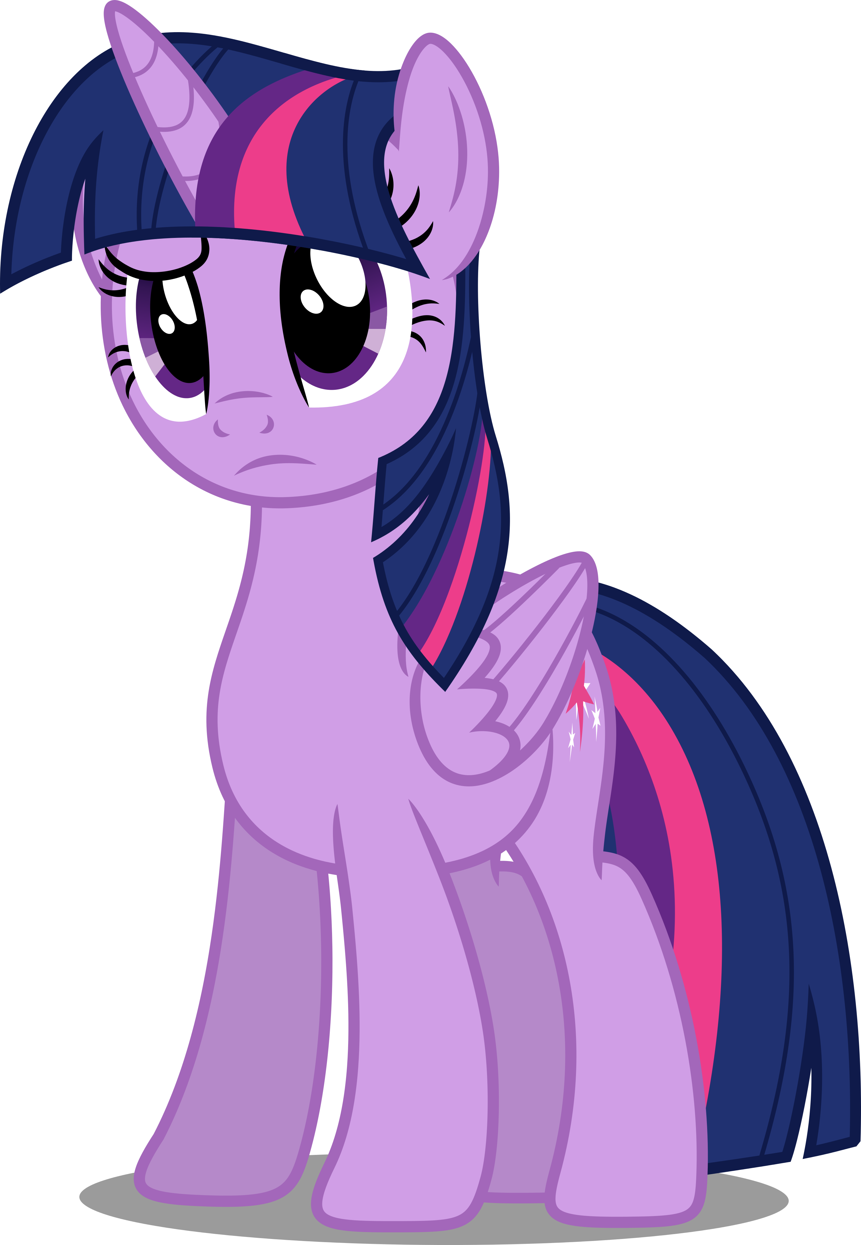 Twilight Clipart Twilight Saga - Mlp Twilight Vector Alicorn (3000x4338), Png Download