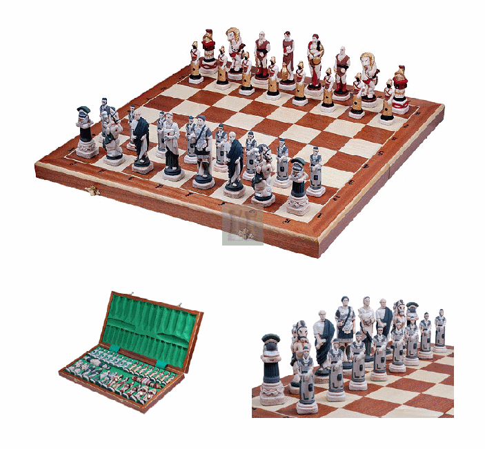 Spartakus Chess Set - Chess (1000x650), Png Download