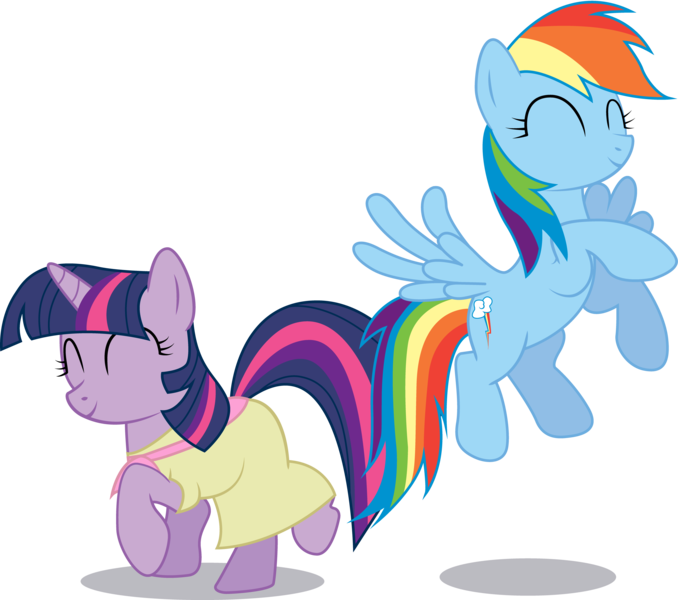 Joey, Rainbow Dash, Safe, Simple Background, Transparent - Twilight Sparkle Sitting (678x600), Png Download