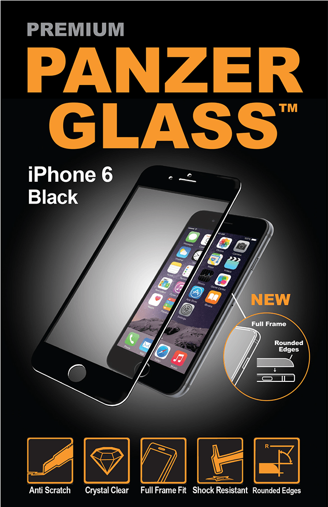 Panzerglass - Panzerglass Iphone 6 3d (1000x1000), Png Download