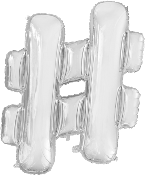 Foilballoon - Silver (650x650), Png Download