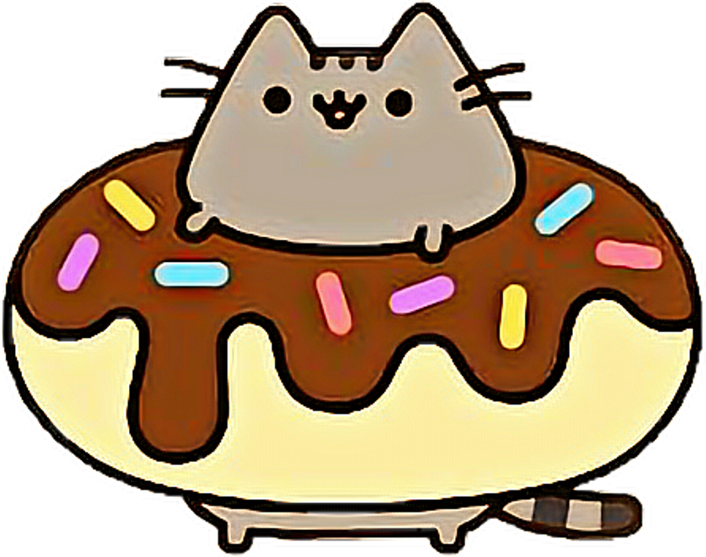 Scdonuts Sticker - Pooh Sheen The Cat (1024x808), Png Download
