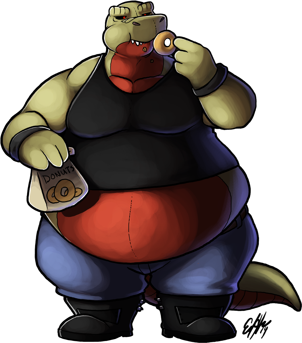 Donut Dino - Cartoon (1073x1280), Png Download