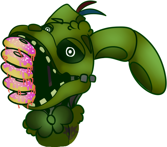 Jokespringtrap Eating A Jelly Donut - Springtrap Good Boi (773x698), Png Download