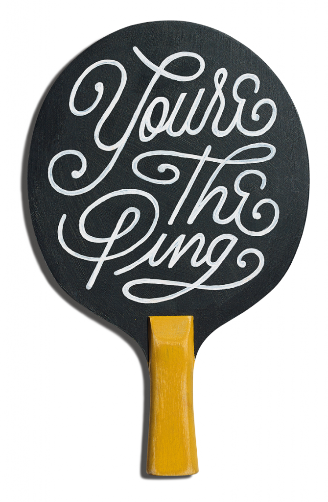 The Art Of Ping Pong - Ping Pong (670x1024), Png Download