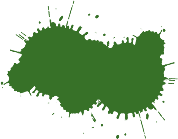 Green Splatter Copy - Hoy Hay Que Ganar America (690x540), Png Download