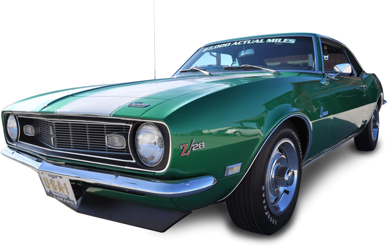 1968f Camara Z28 Frn - Camaro Gto (900x598), Png Download