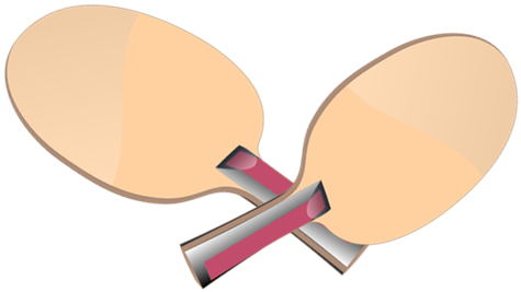 Table Tennis Harmonize Together At The Hollywood Senior - Ping Pong (690x554), Png Download