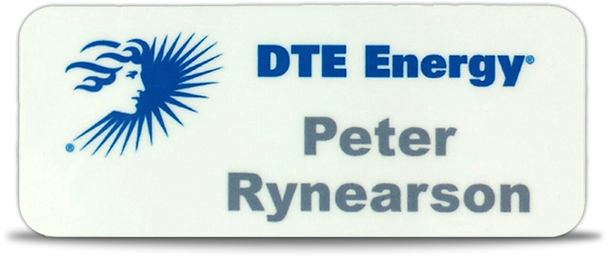 Full Color Nametag - Label (713x499), Png Download