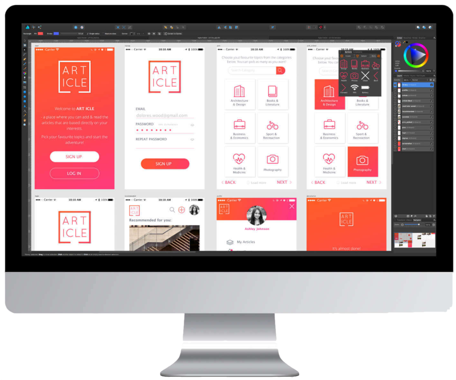 Complete Graphic Design Solution@2x 021120170809 Desk (1000x1000), Png Download