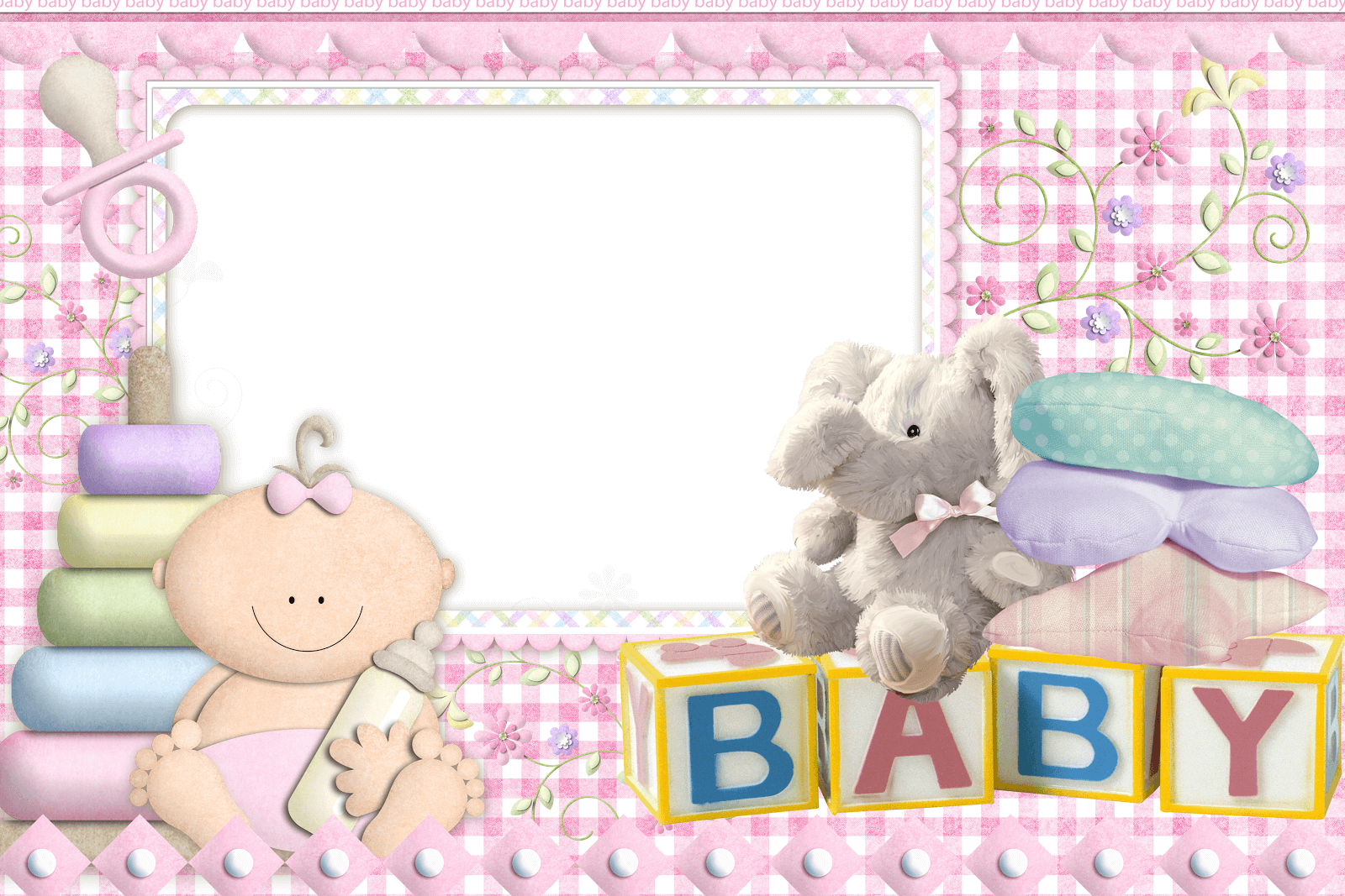 Marcos De Bebes Nia Moldura Para Foto Bebe 21 Molduras - Marcos Para Fotos De Bebes Recien Nacidos (1600x1067), Png Download