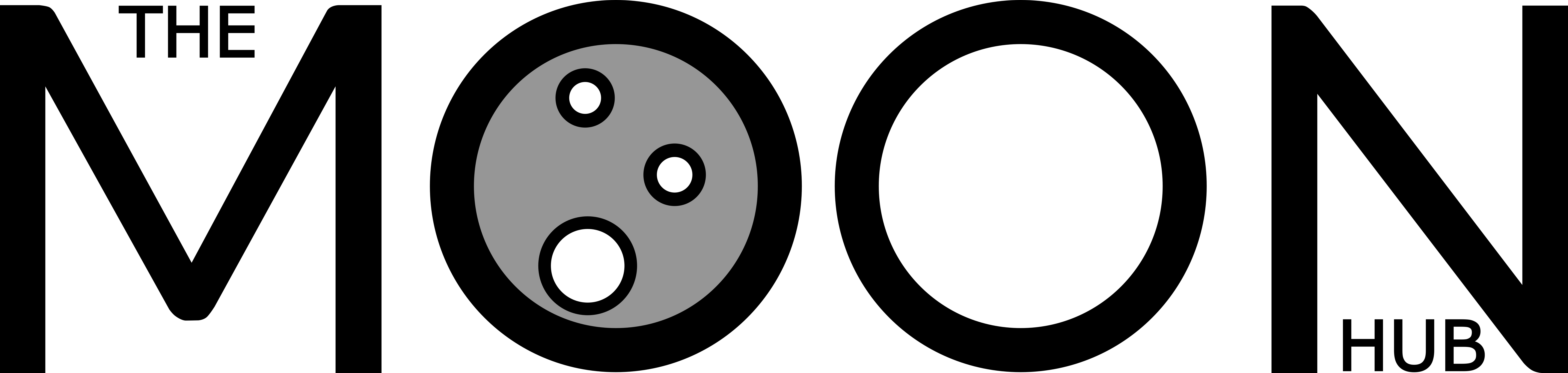 Moonhub Logo Hollow Holes - Circle (8368x1989), Png Download