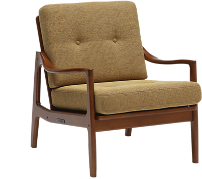 Frame Chair One Seater Mustard - Chair (800x533), Png Download