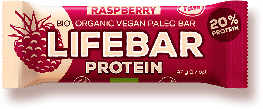 Raw Organic Lifebar Protein Raspberry - Chocolate (1200x1200), Png Download