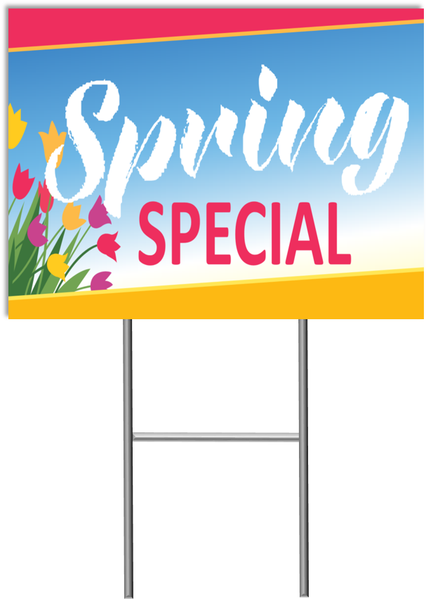 Spring Special Yard Sign - Spring Fit Mattress (609x861), Png Download