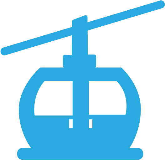 Ride A Gondola In The French Alps With Trek Travel - Helicopter Rotor (691x691), Png Download