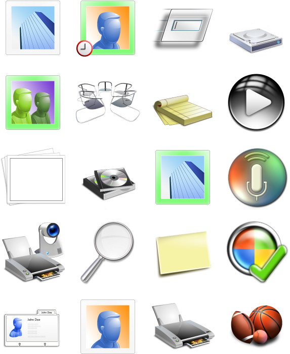 Search - Windows Longhorn Icon Pack (592x740), Png Download