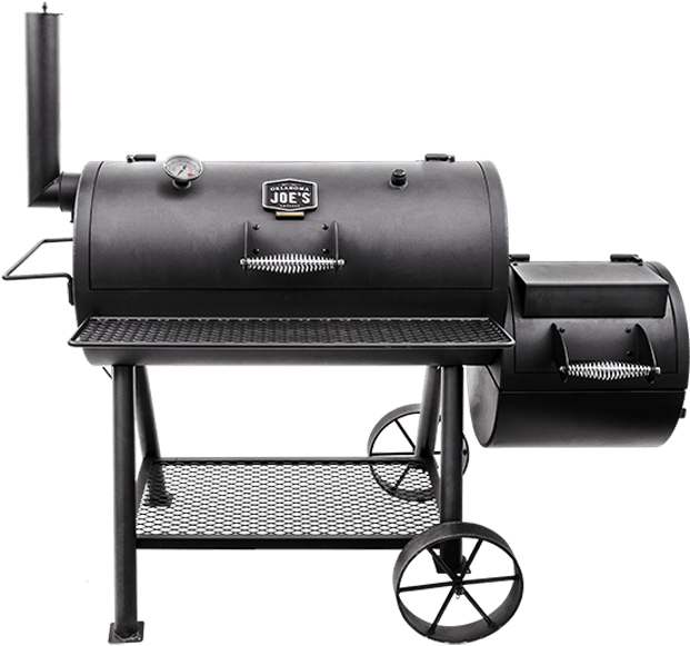 Oklahoma Joe's Longhorn Offset Smoker - Oklahoma Joe (645x600), Png Download