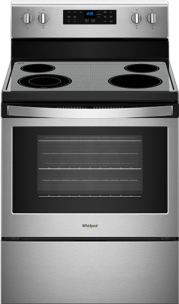 Image For Whirlpool Self Cleaning Radiant Range 30" - Kitchen Stove (519x804), Png Download