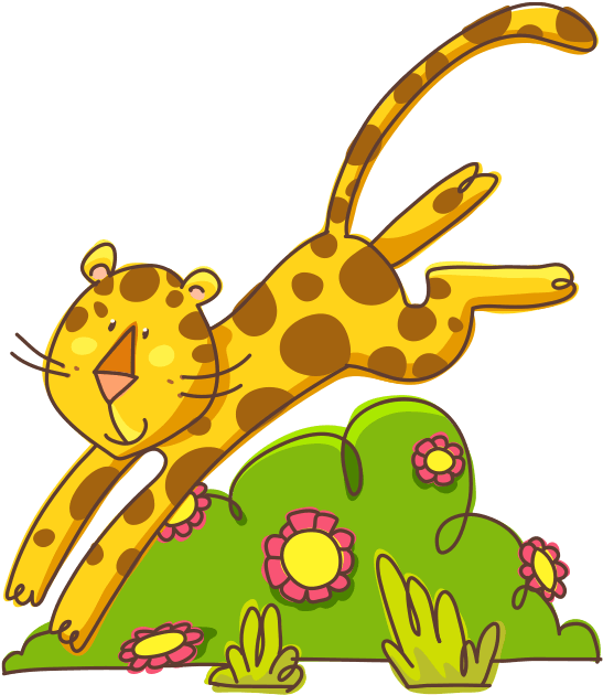Leopardo Disegno Per Bambini (700x700), Png Download