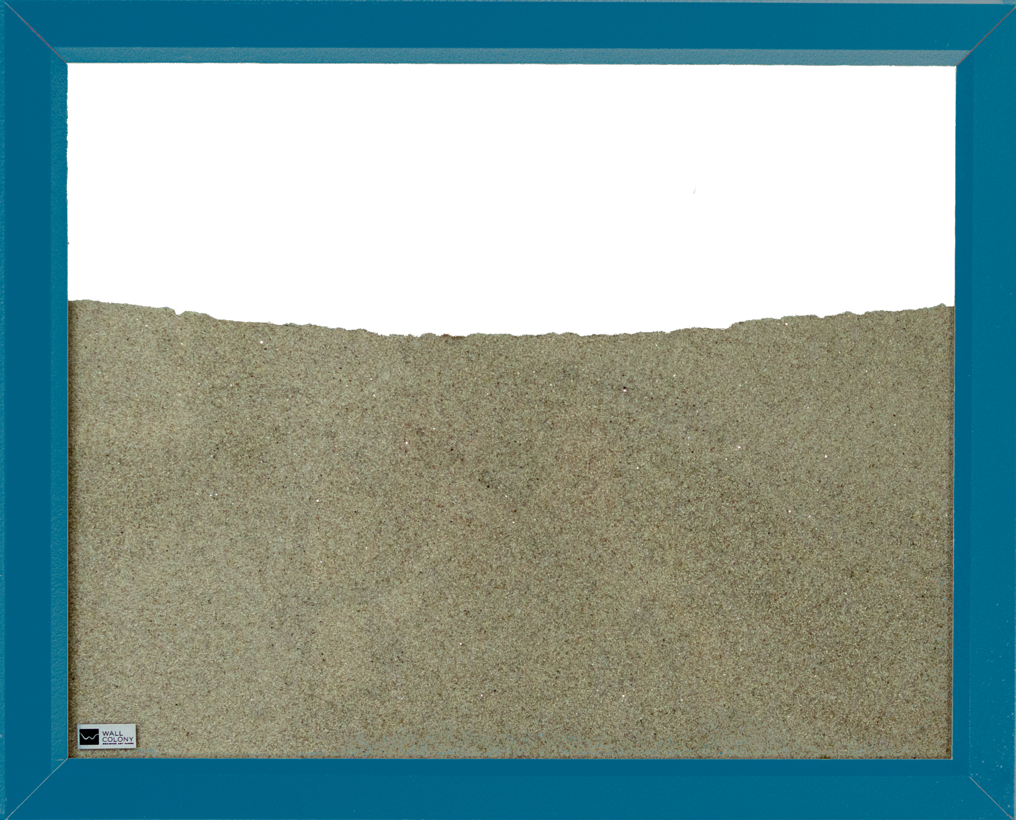 Blue Ant Farm With Wood Frame - Beige (2048x1653), Png Download