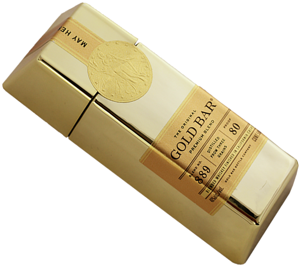 Our Iconic Mini Bottle - Gold (600x600), Png Download