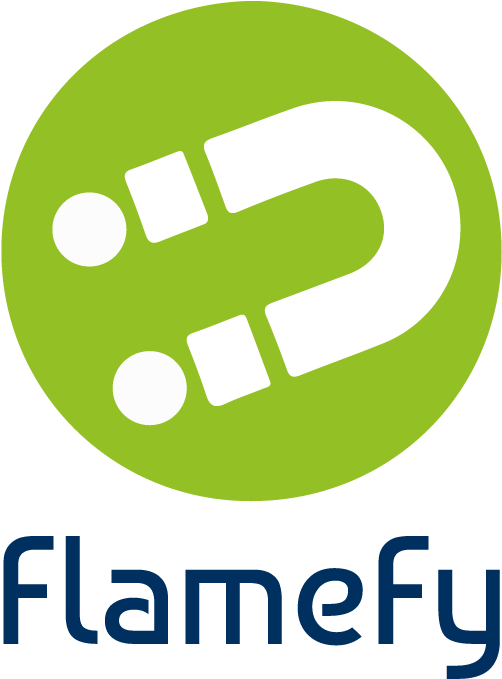 Logo Flamefy - Graphics (505x685), Png Download