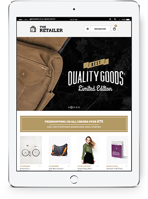 Ecommerce Ipad - Website (800x450), Png Download