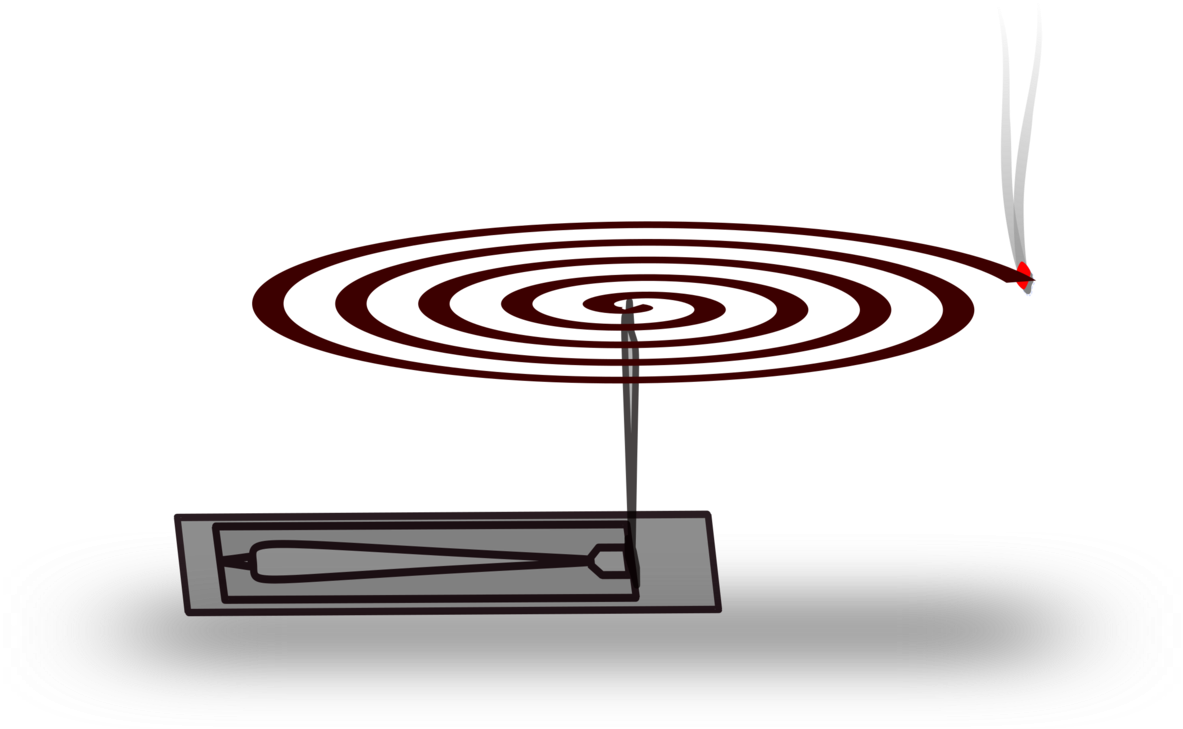 Mosquito Coil Household Insect Repellents Insecticide - Png Mosquito Coil Icon (1182x750), Png Download