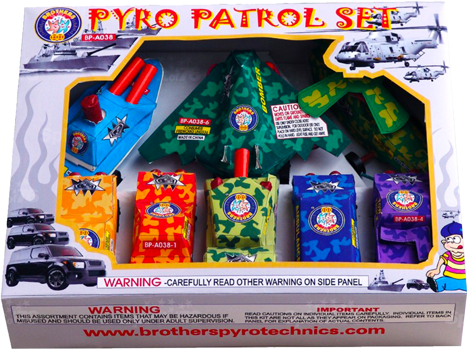 Pyro Patrol Set S&s - Model Car (1000x1000), Png Download