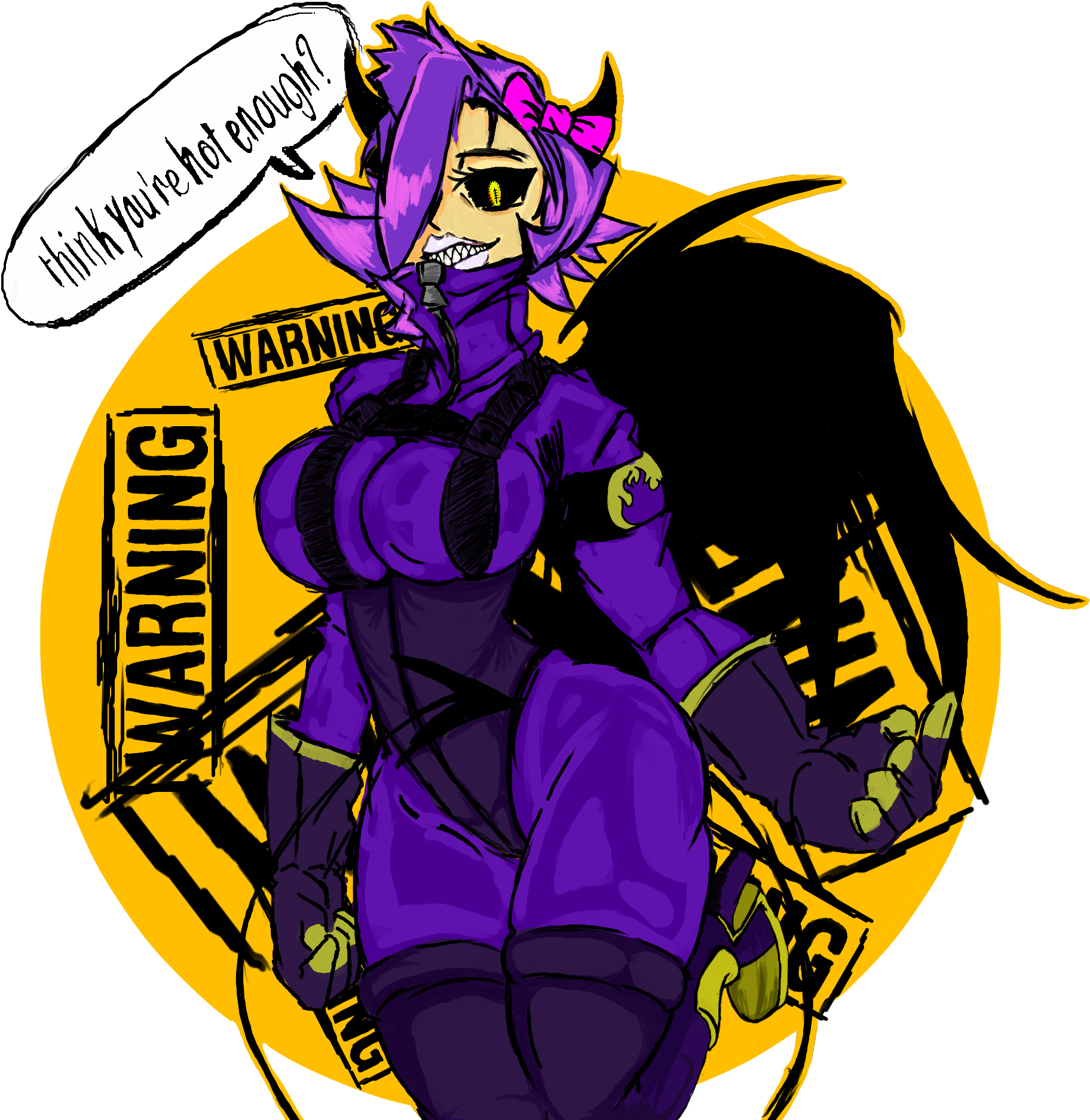 Pyro Lexi - Cartoon (1832x1905), Png Download