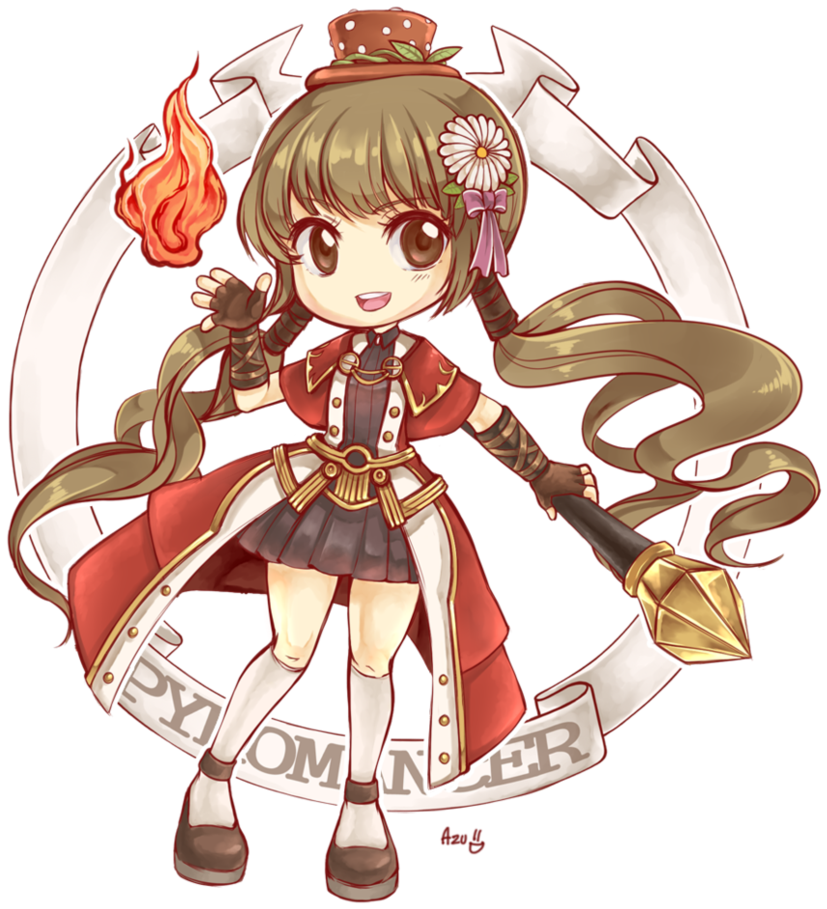 C Wizard Pyromancer 870×918 763 Kb - Tree Of Savior Fanart (870x918), Png Download