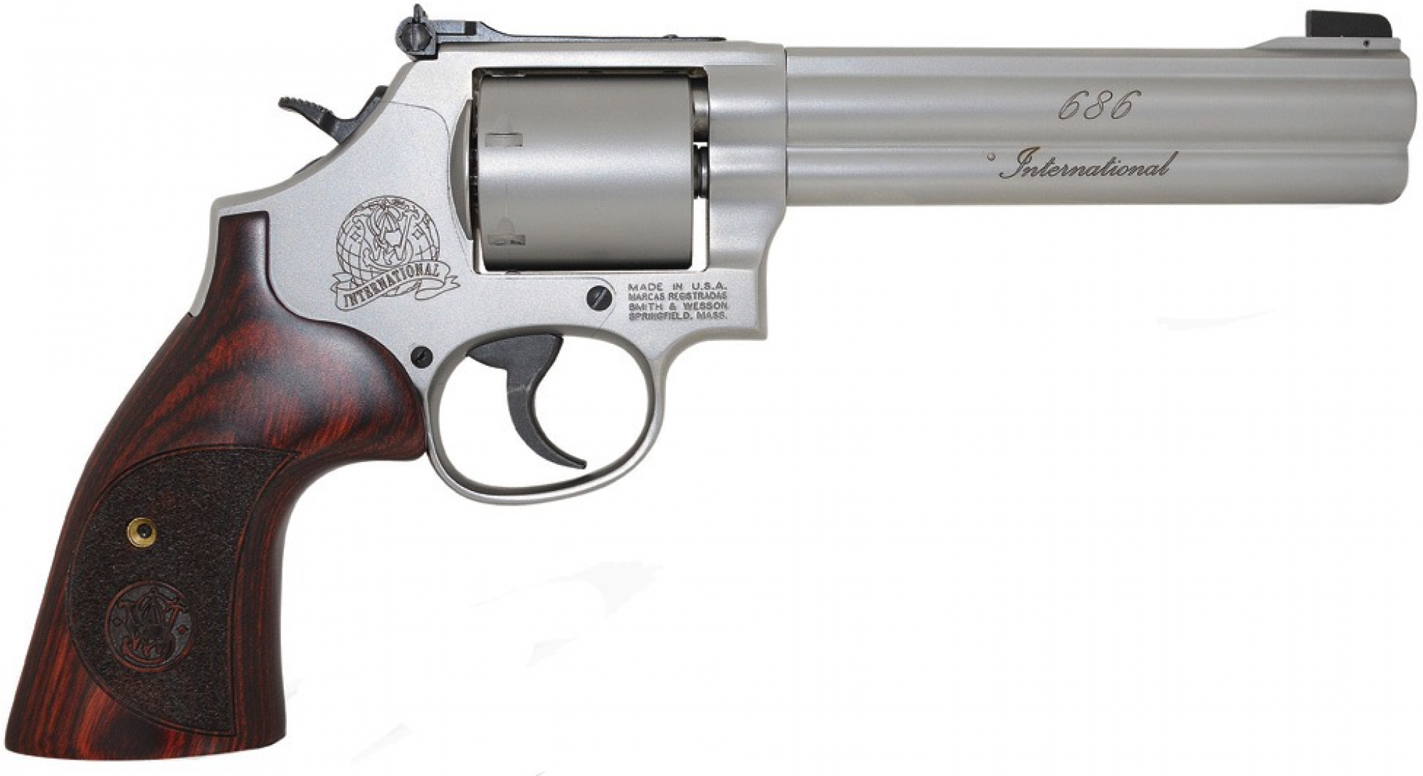 Smith And Wesson 686 6 (2000x2000), Png Download