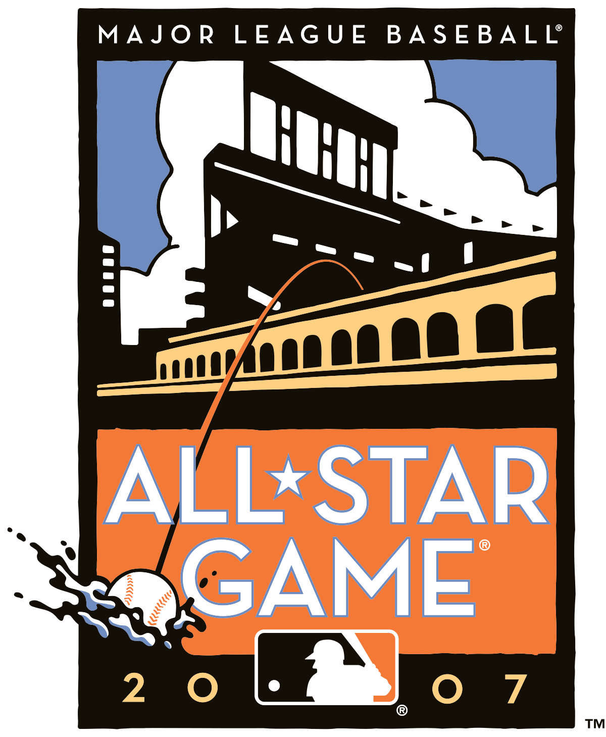 2007 Major League Baseball All-star Game - All Star Game: Ballpark (1200x1459), Png Download