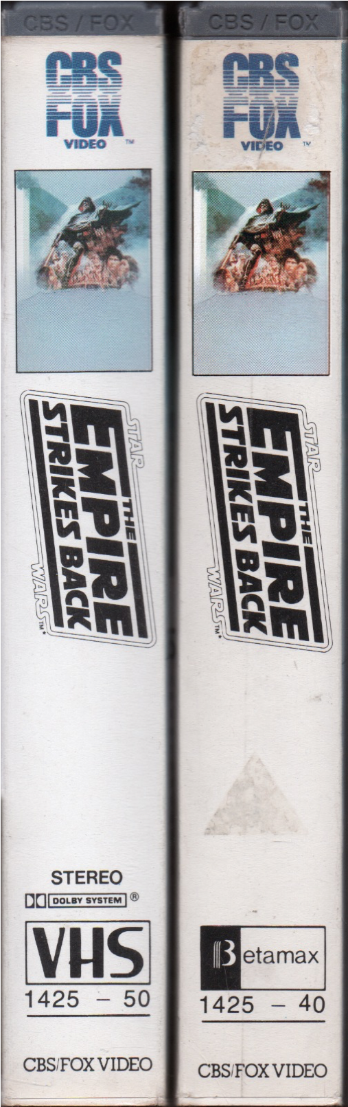 The Empire Strikes Back 1984 Vhs Betamax - Betamax Empire Strikes Back (950x1610), Png Download