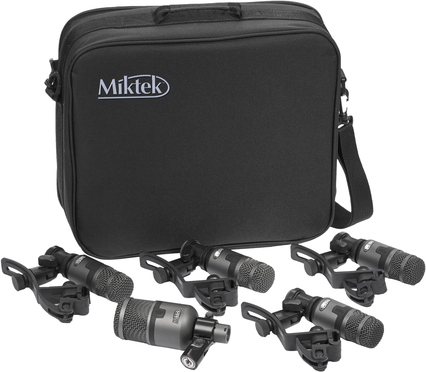Experience Miktek Tdk5 T Series Drum Microphones - Messenger Bag (1794x1597), Png Download