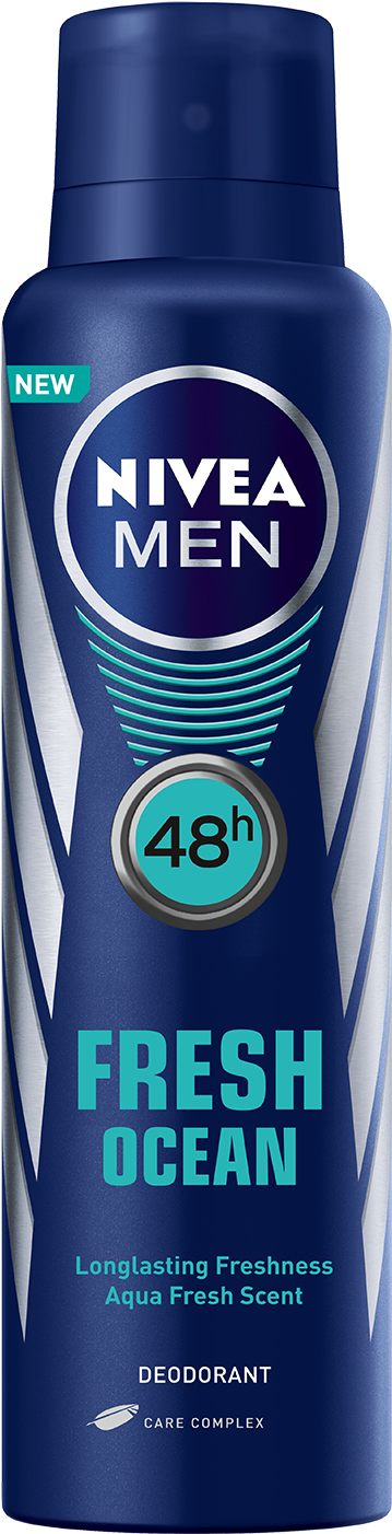 Nivea Men Fresh Ocean (457x1500), Png Download