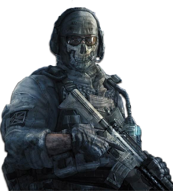 Code - [img]http - //store - Picbg - [/img] - Duty Modern Warfare 2 Ghost (588x650), Png Download