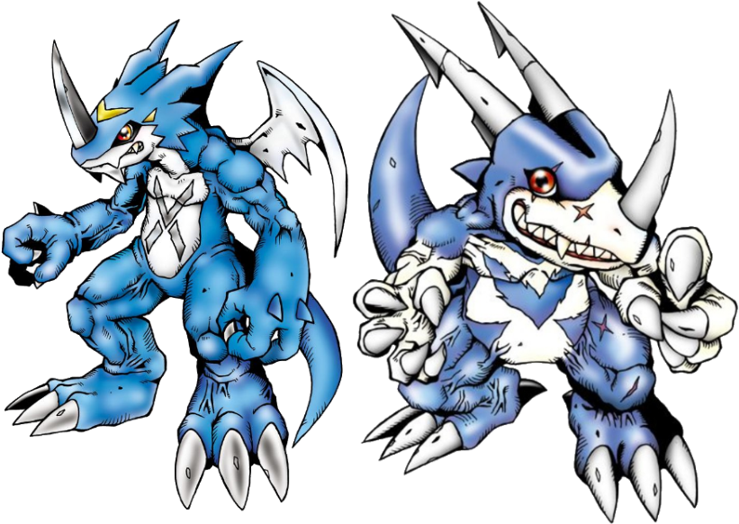 View Exveemonandveedramon , (842x600), Png Download