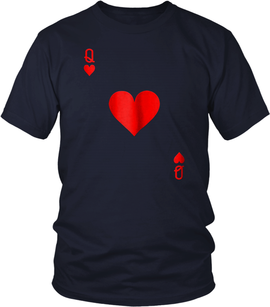 This Queen Of Hearts Enjoying Card Halloween Costume - Larry Bernandez T Shirt (1024x1024), Png Download